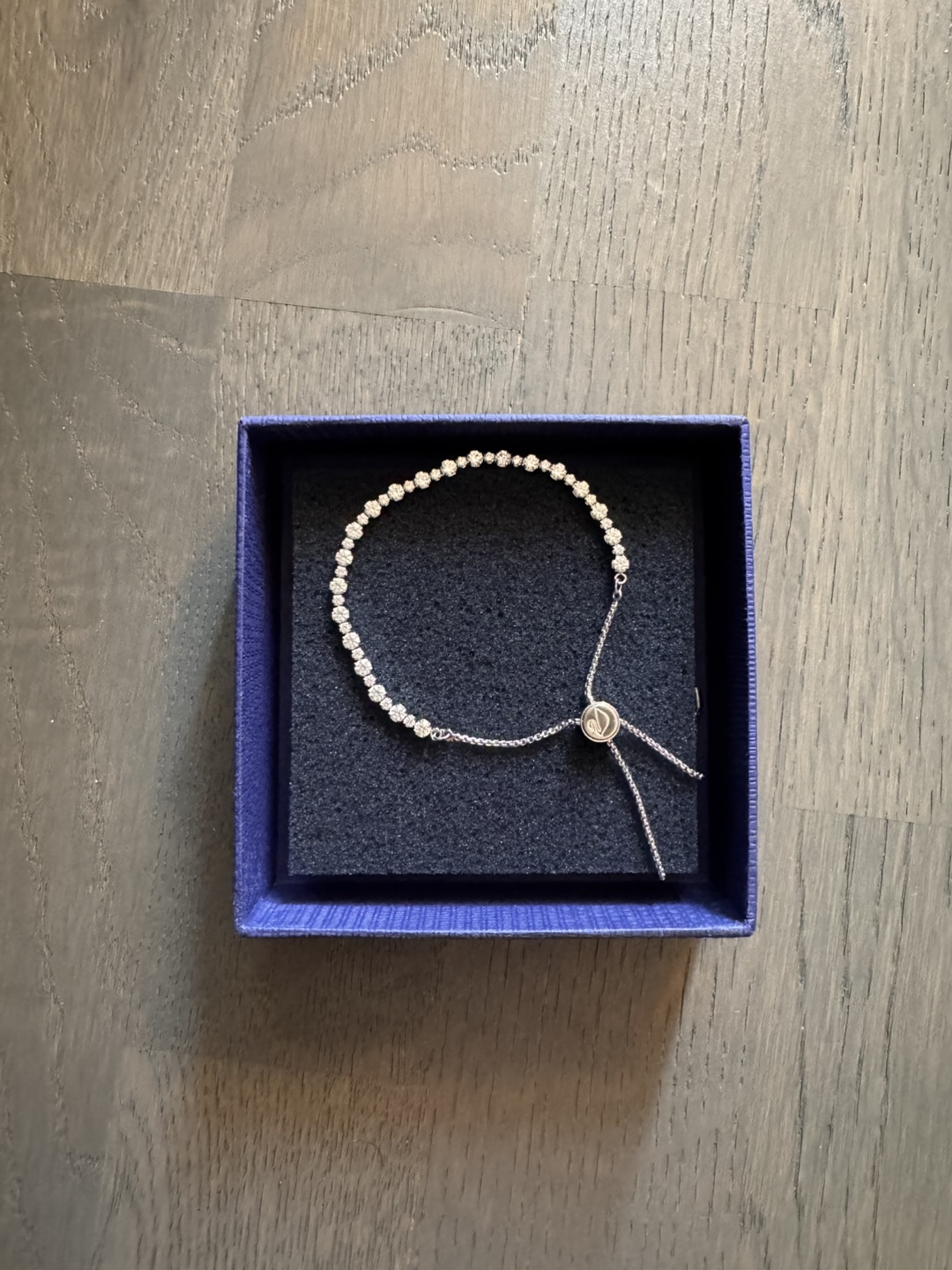 Swarovski Matrix Tennis Bracelet - Rhodium Plated - photo 3