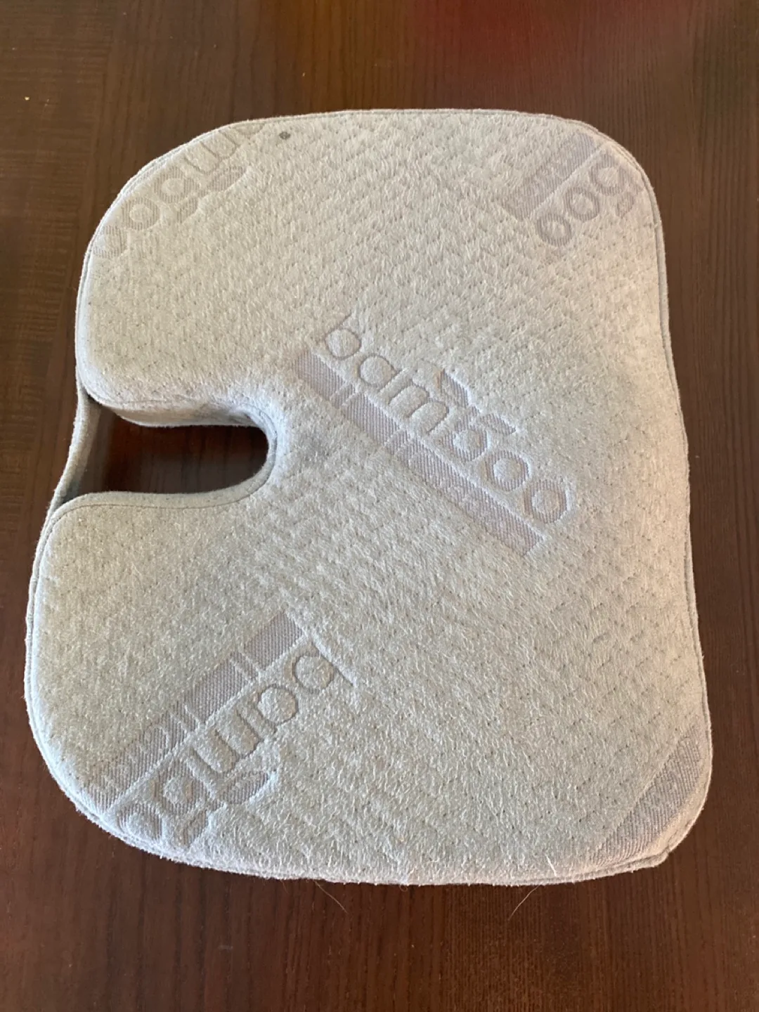 Bamboo Seat Cushion Grey thumbnail
