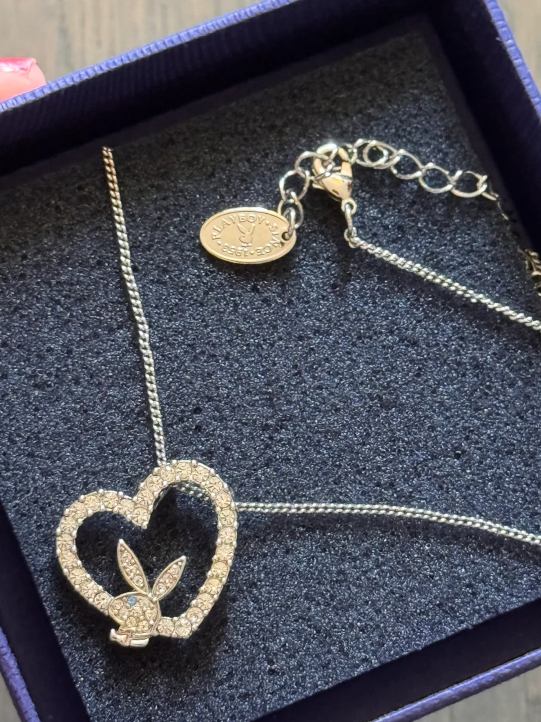 Playboy Heart Pendant Necklace thumbnail