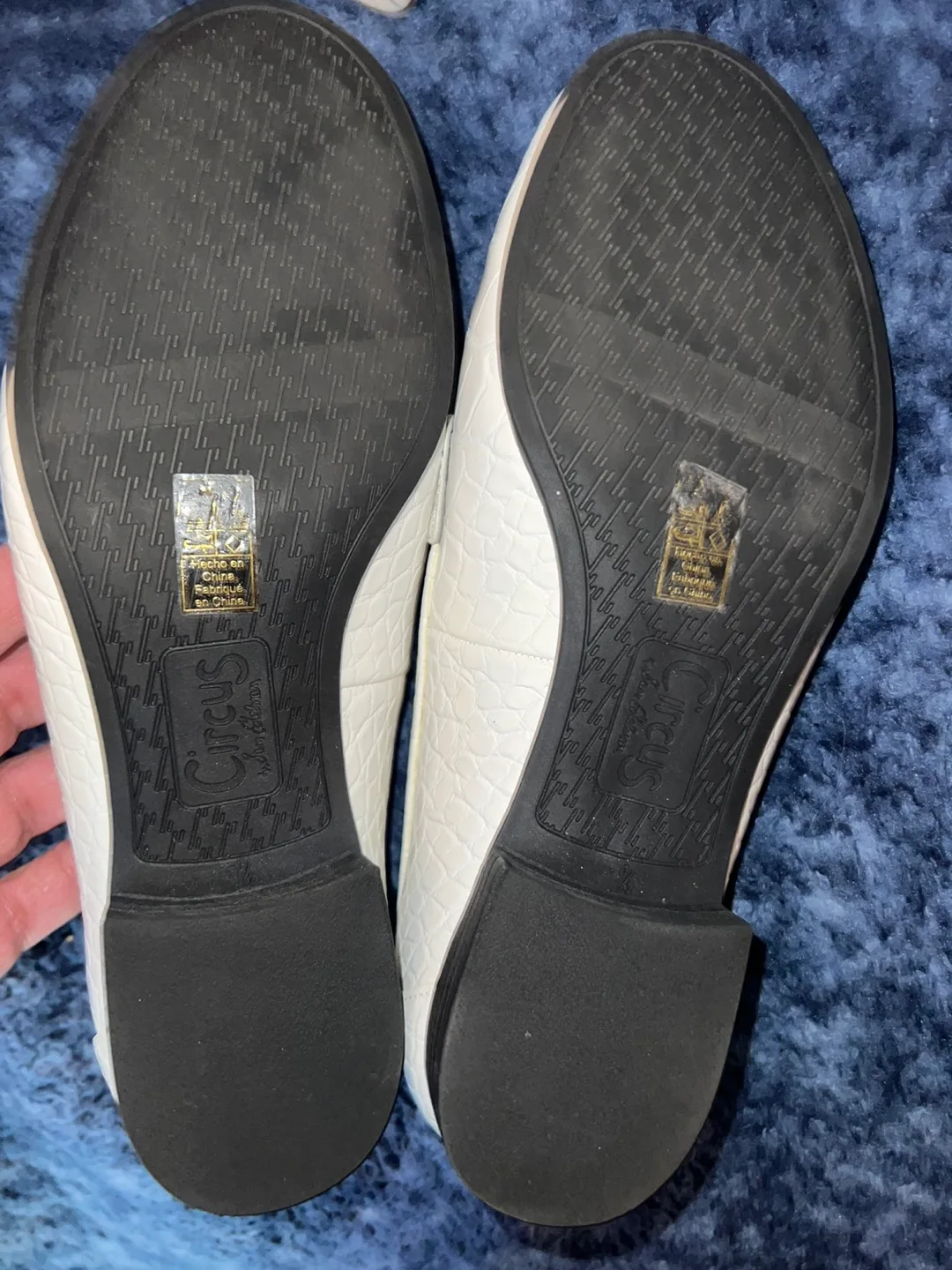 Bueno Blue Leather Loafers Size 8 image indicator(4)