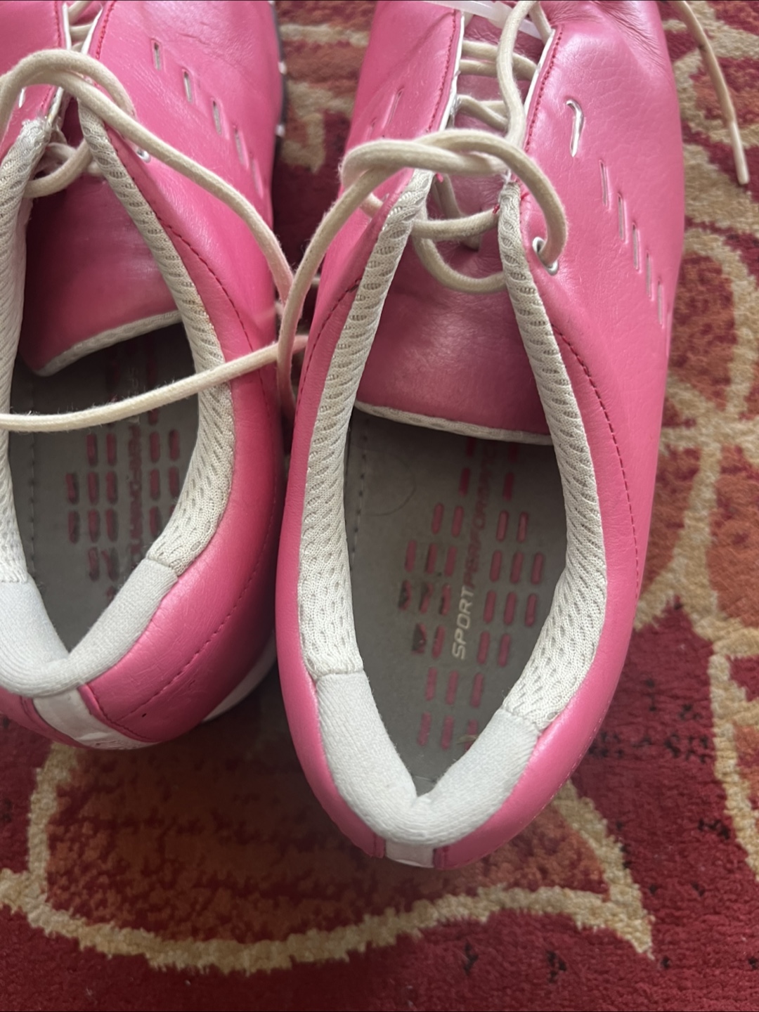 Nike Pink Leather Golf Shoes - photo 3