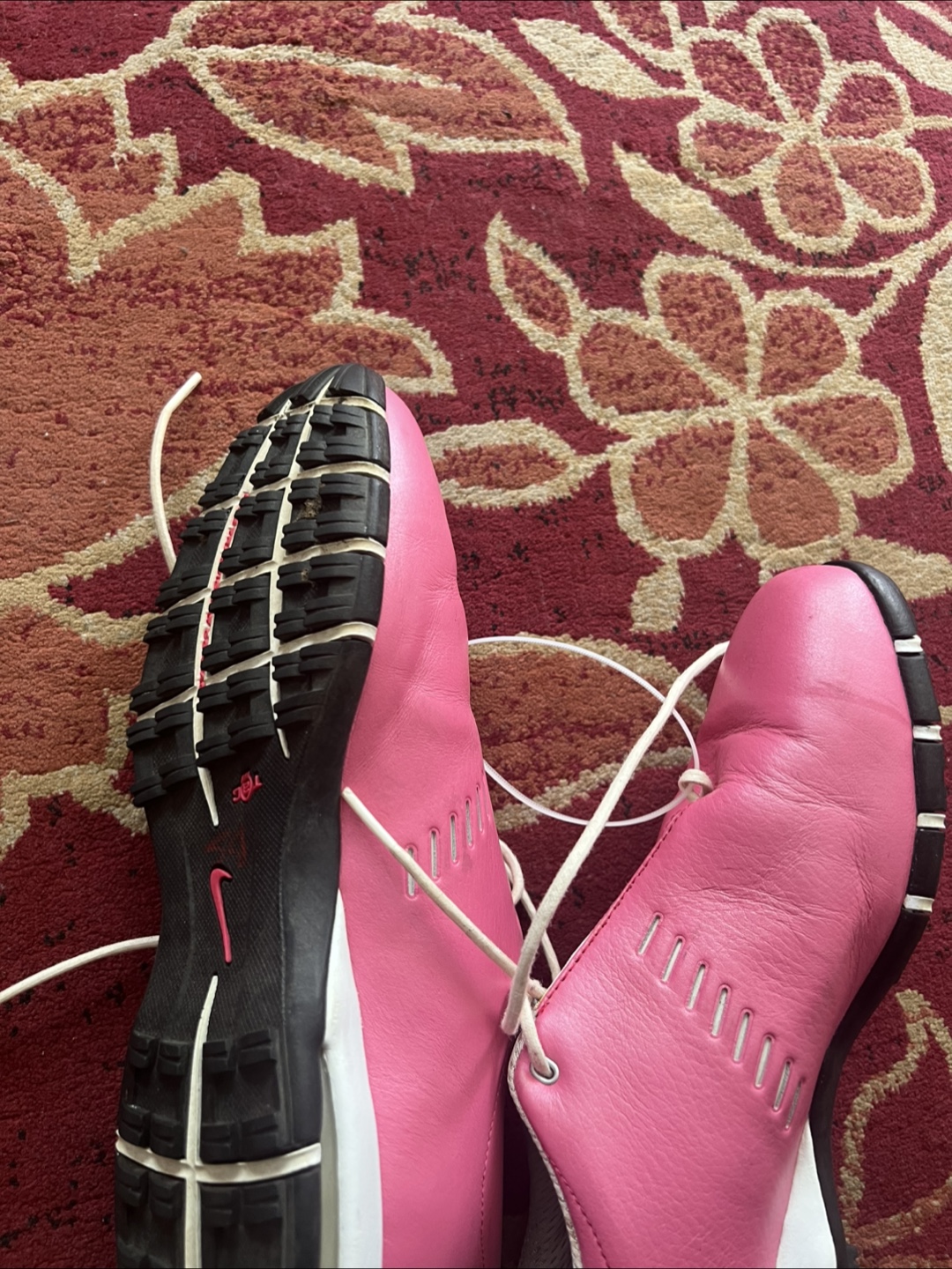 Nike Pink Leather Golf Shoes - photo 5