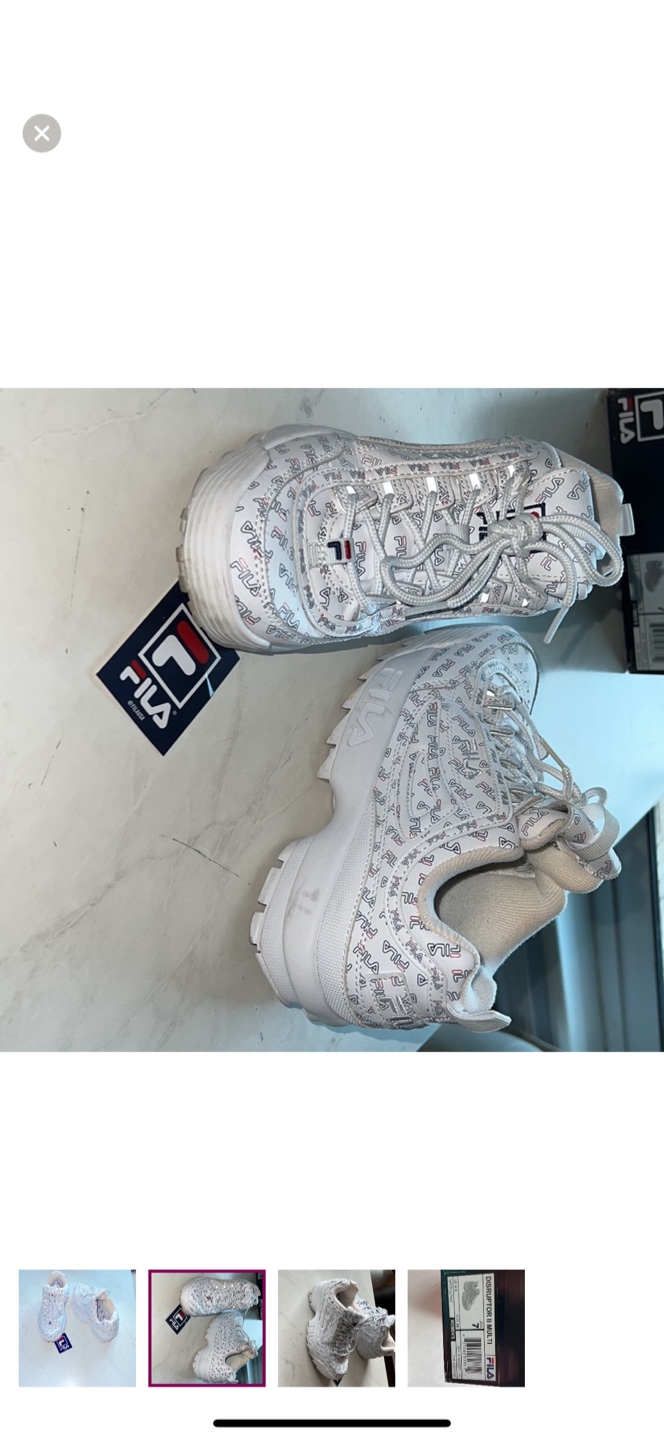 Fila Disruptor II Multi White US 7 Women's