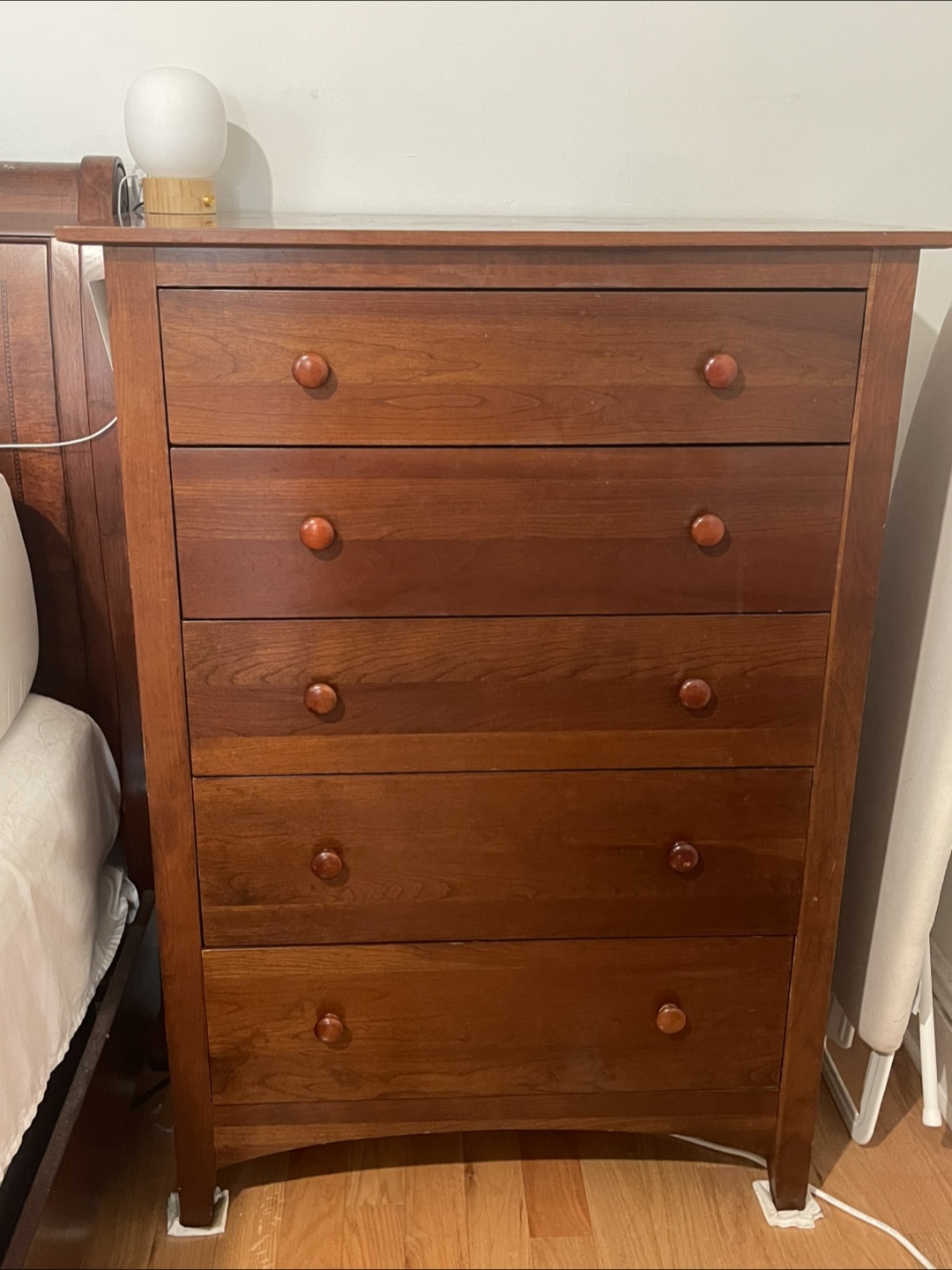 Ethan Allen 5 Drawer Wood Dresser