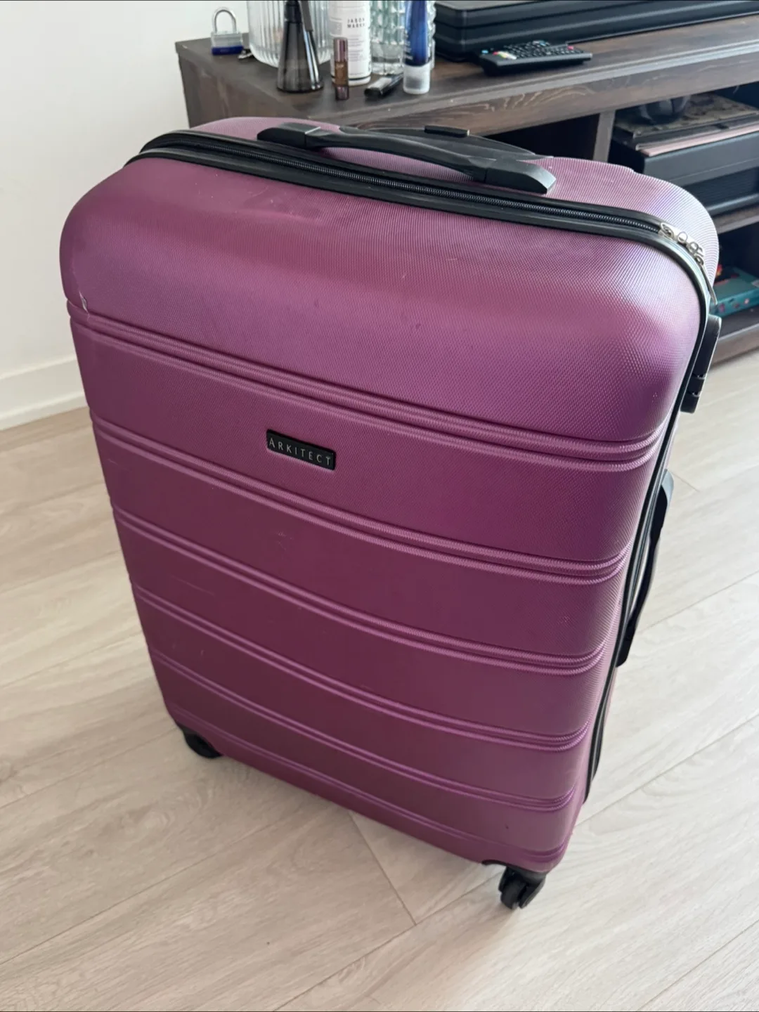 Arkitect Purple Hardside Suitcase thumbnail