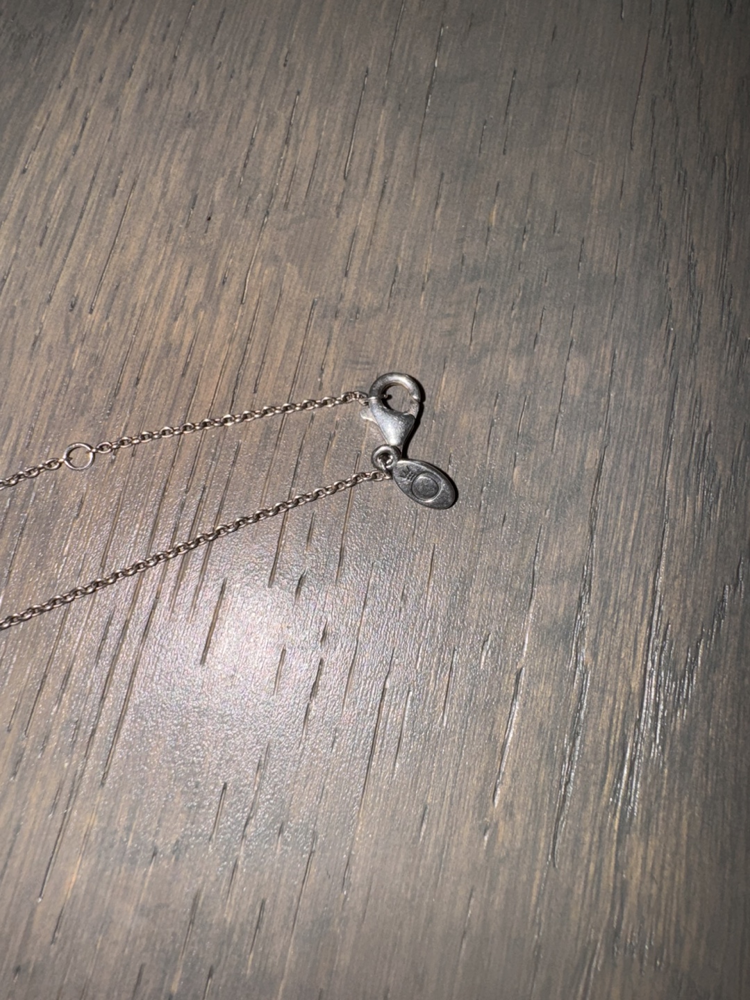 Pandora Silver-Gold Double Heart Necklace with Box - photo 5