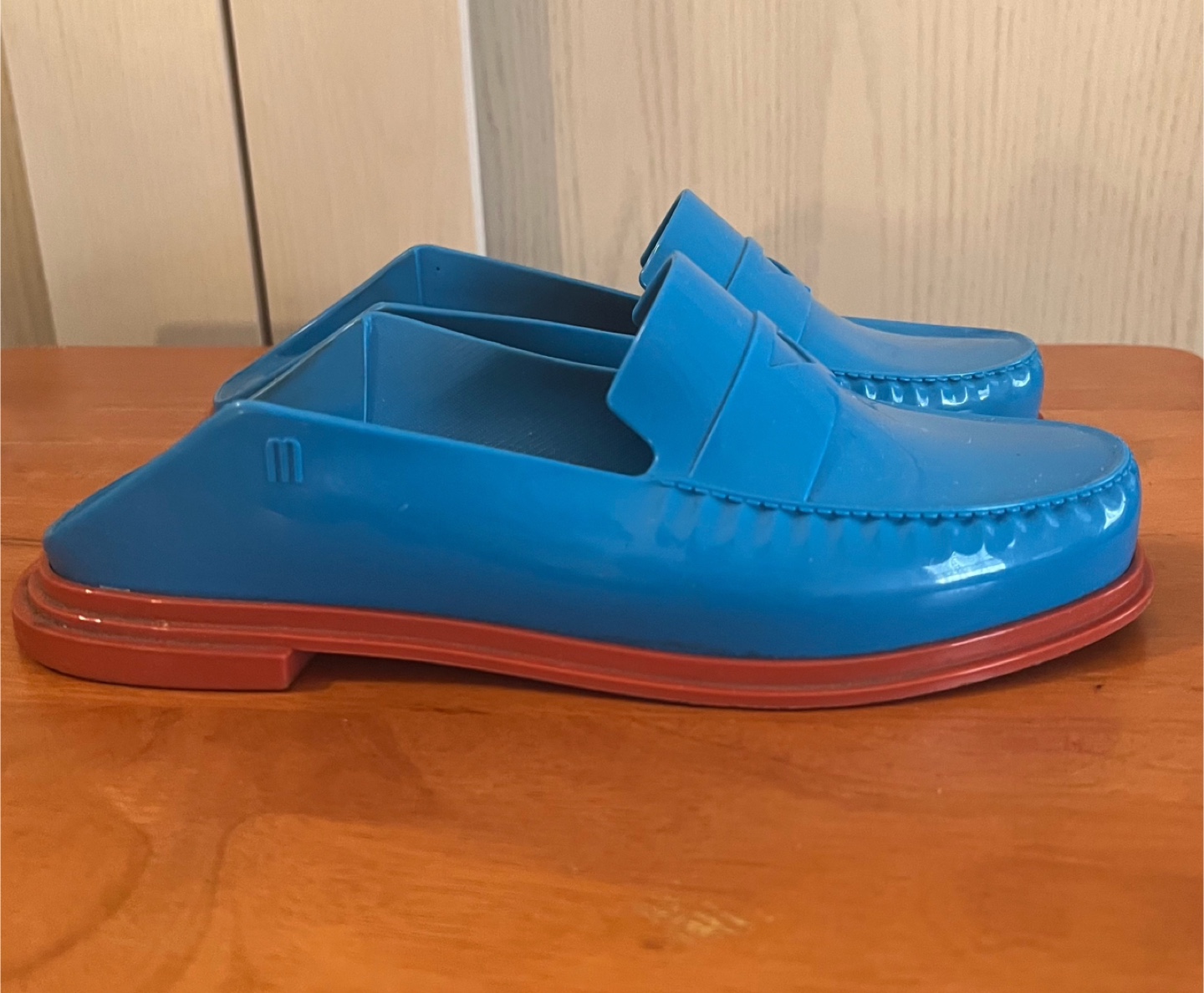 Limited Edition Melissa Blue Loafer Mules/Sandle - photo 2