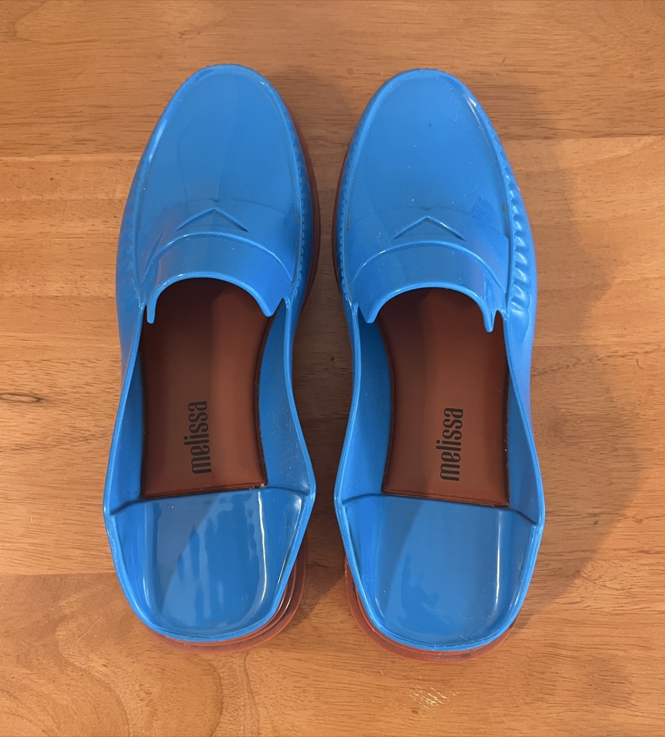 Limited Edition Melissa Blue Loafer Mules/Sandle