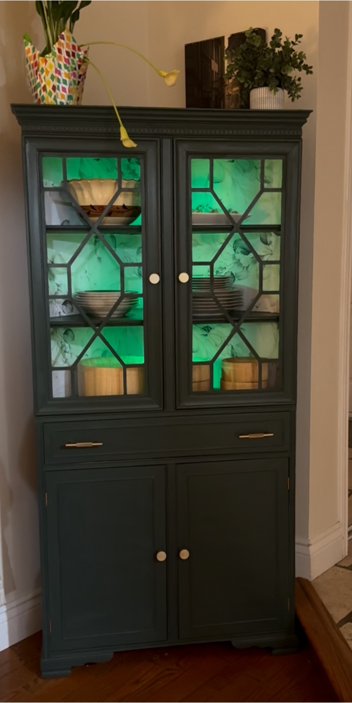 Green Display Cabinet