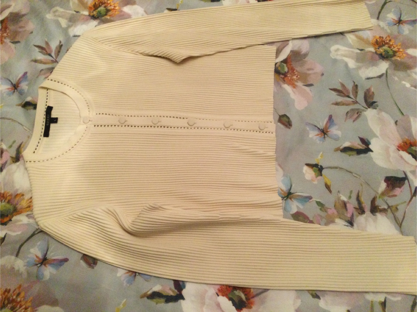 Gucci Cream Ribbed Knit Dress & Cardigan Set - photo 4