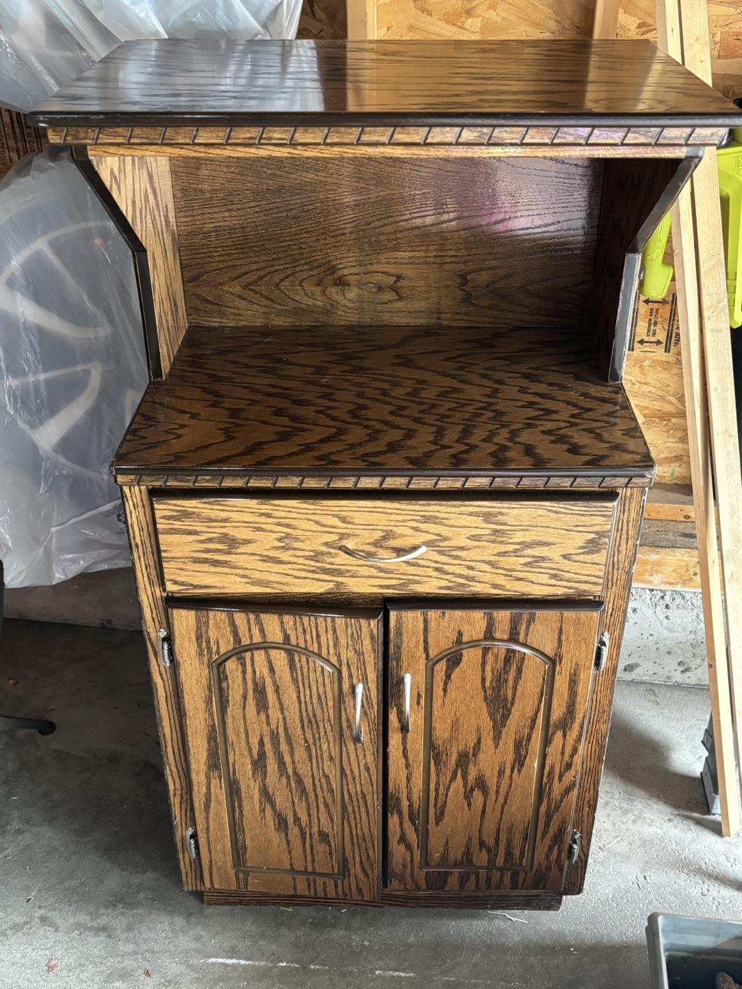 Wooden Microwave Cabinet
