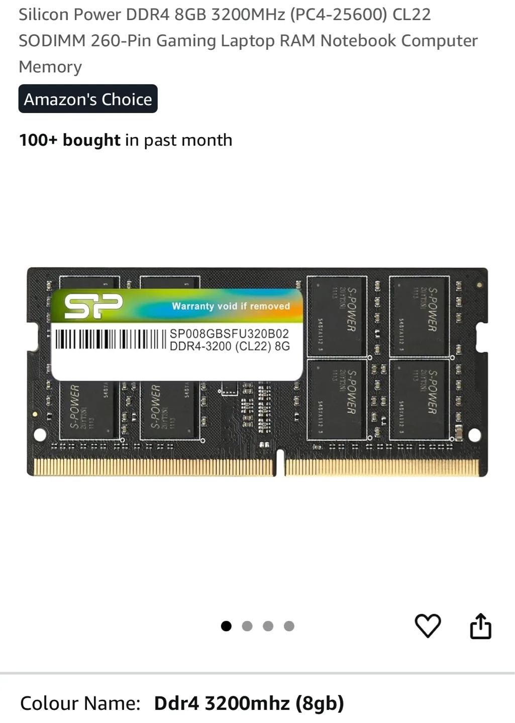 RAM 8GB DDR4 *NEW* 🧡 thumbnail