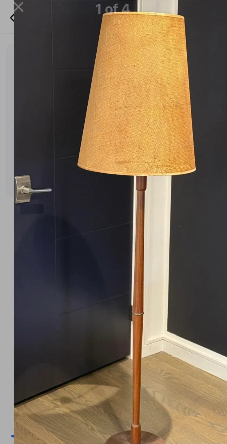 Vintage Teak Floor Lamp thumbnail