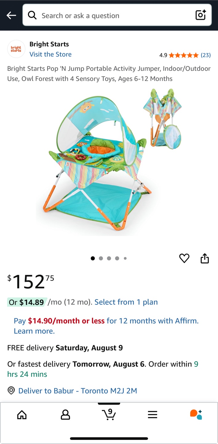 Pop 'N Jump Portable Activity Jumper, Indoor/Outdoor Use - NEW - photo 2