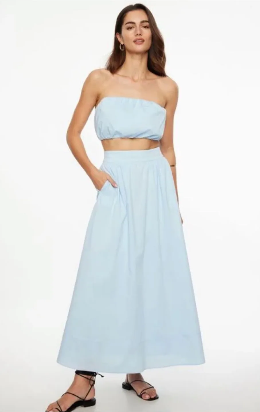 Dynamite voluminous poplin skirt (new without tag ) thumbnail