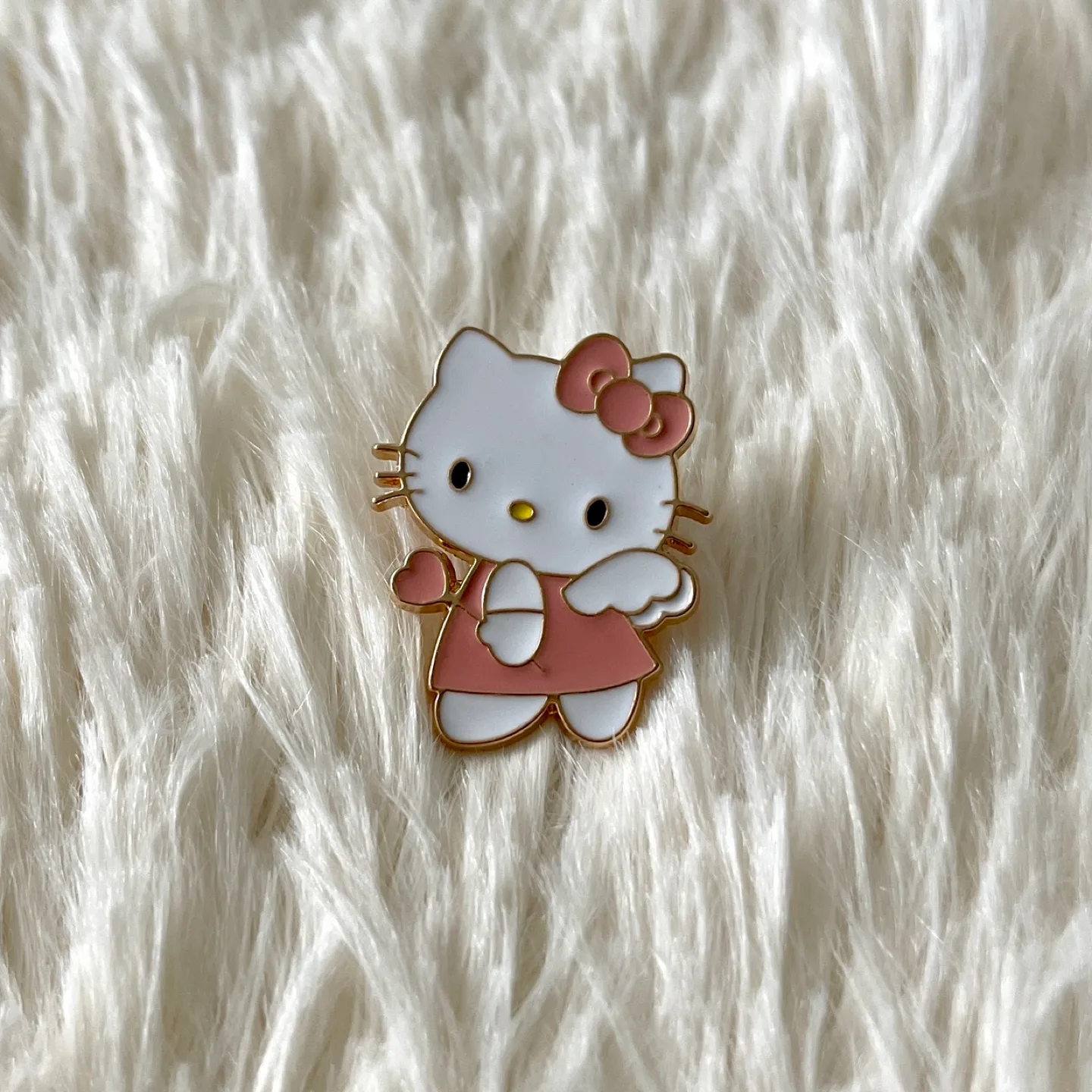 Hello Kitty Cupid Angel Enamel Pin #7 🧡 thumbnail