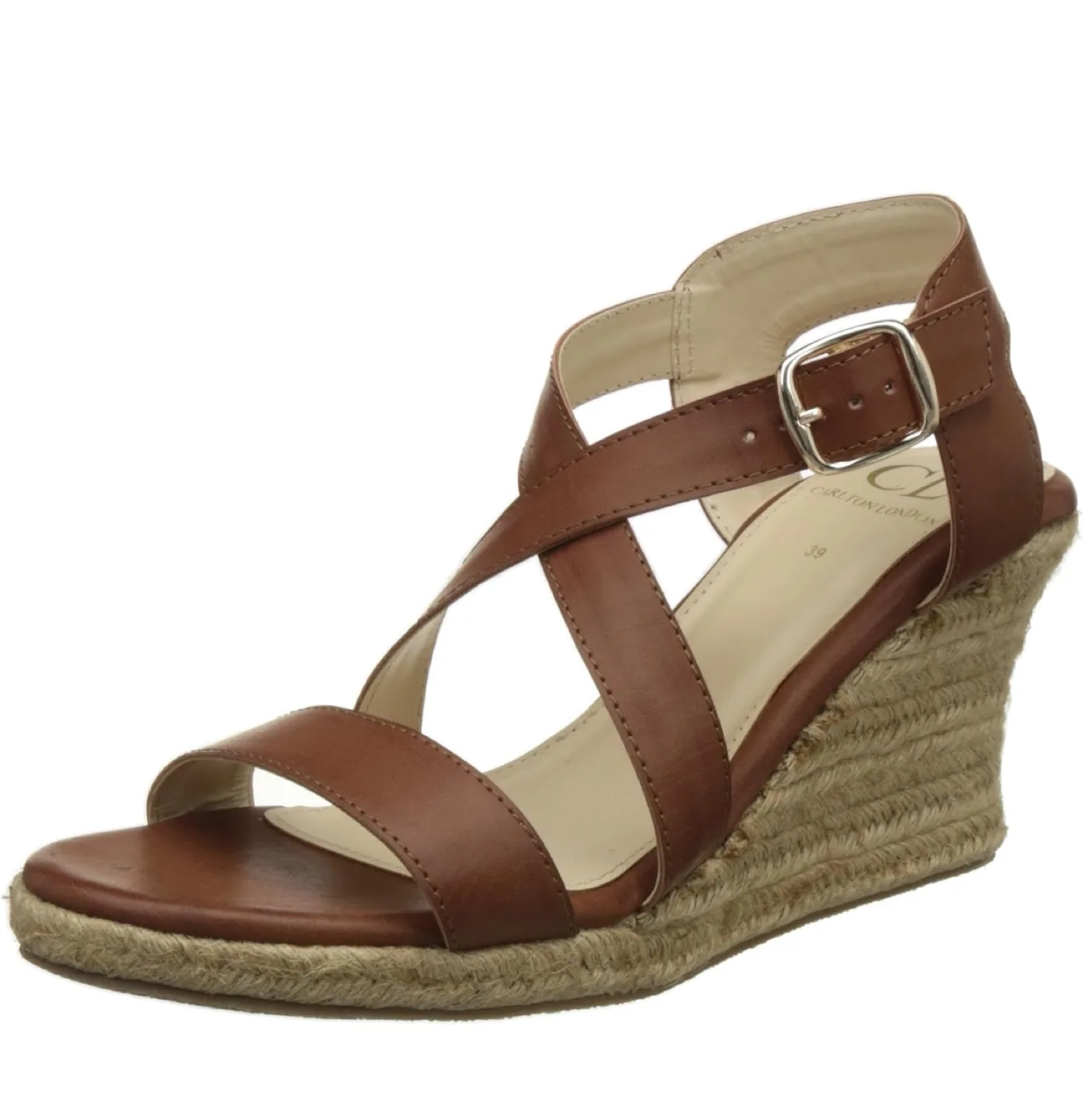 Carlton London Brown Wedge Sandals thumbnail