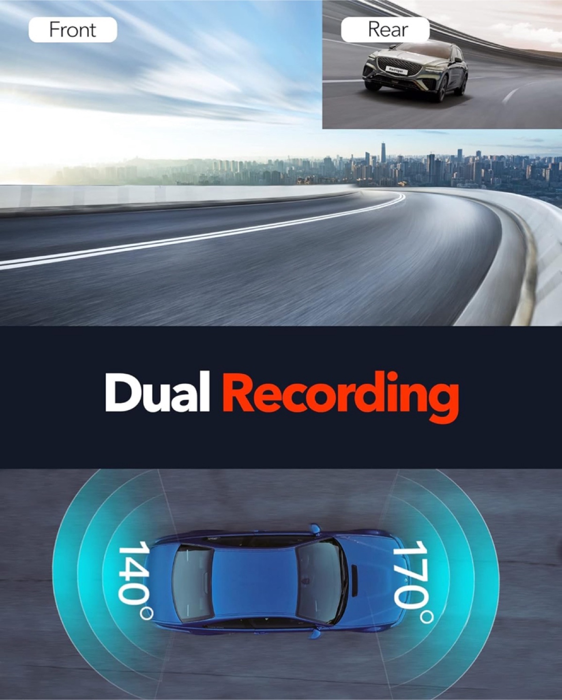 Redtiger F7N 4K Dual Dash Cam - Like New! - photo 4