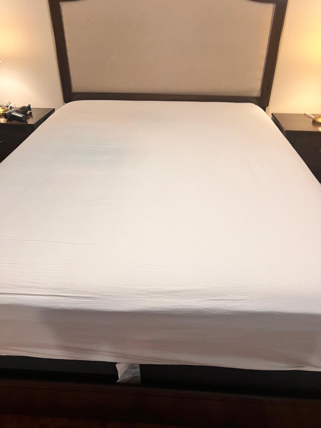 Ashley Queen bed (Medium Brown), with box spring and mattress - photo 3