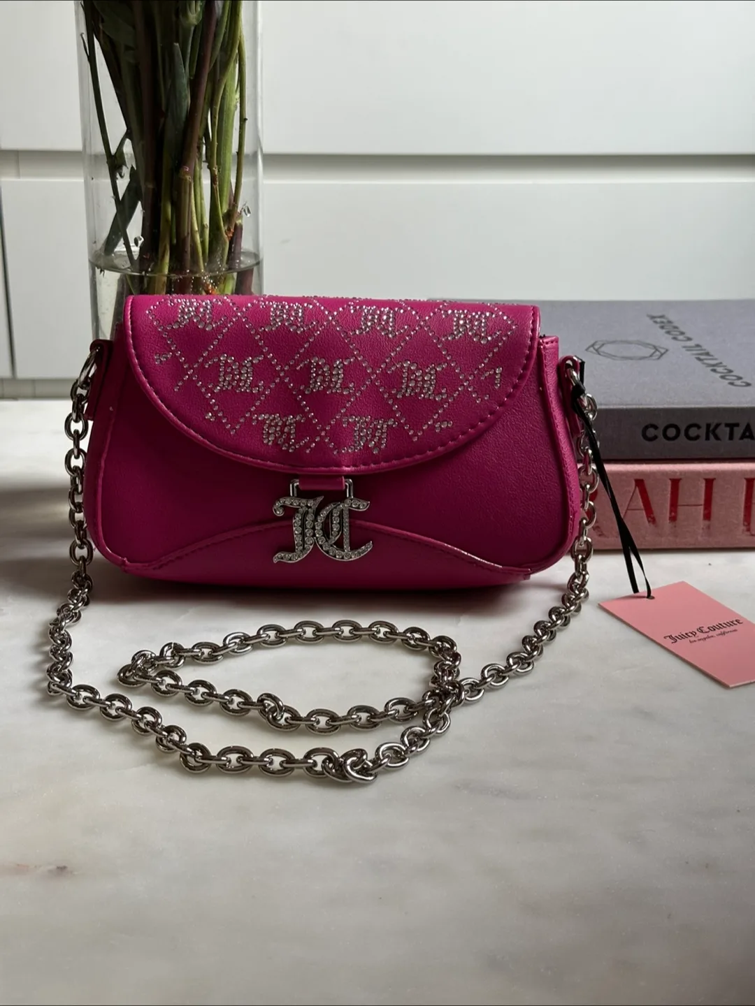 Juicy Couture Crossbody Clutch - Raspberry Tart thumbnail