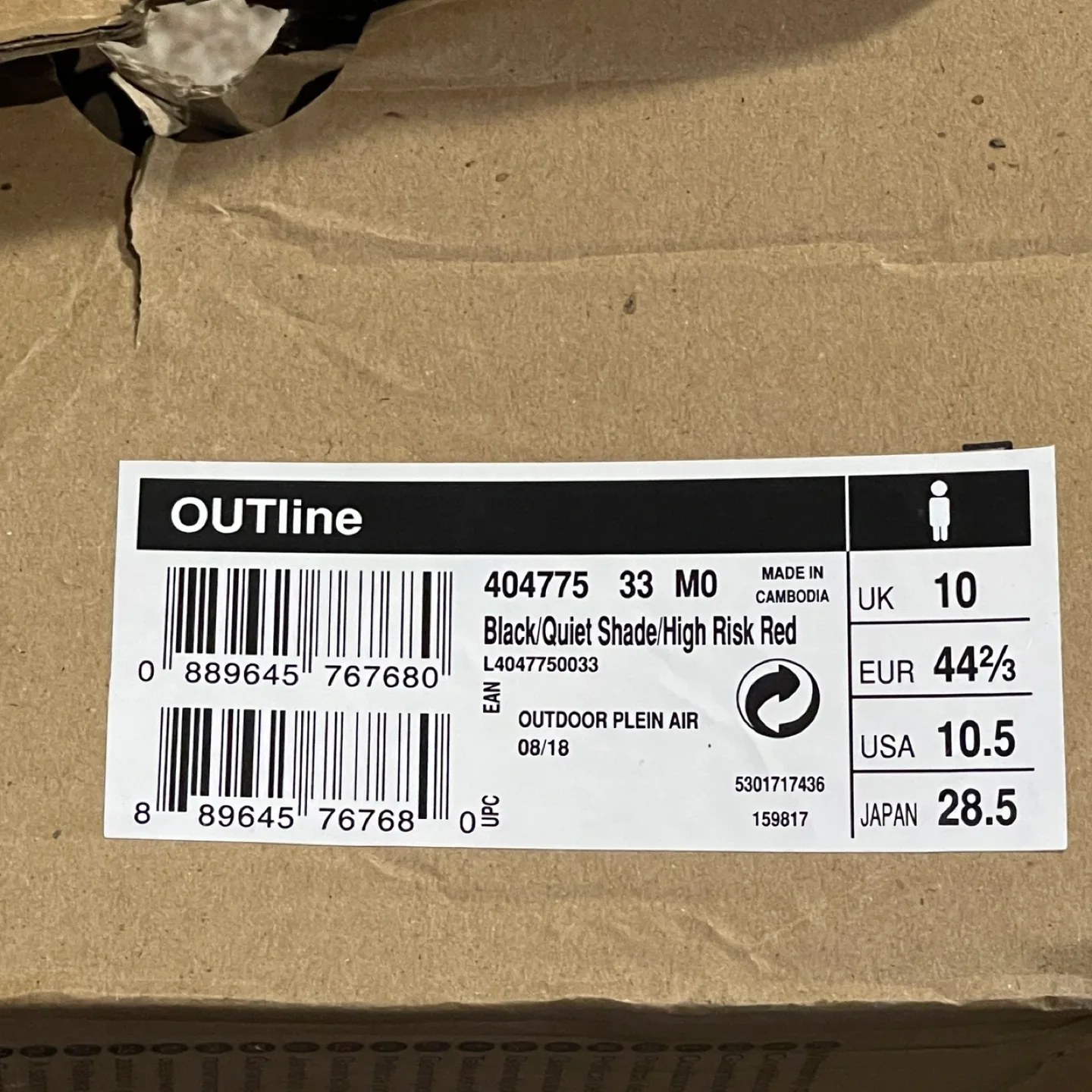 Salomon Outline Trail Running Shoes - US 10.5 thumbnail