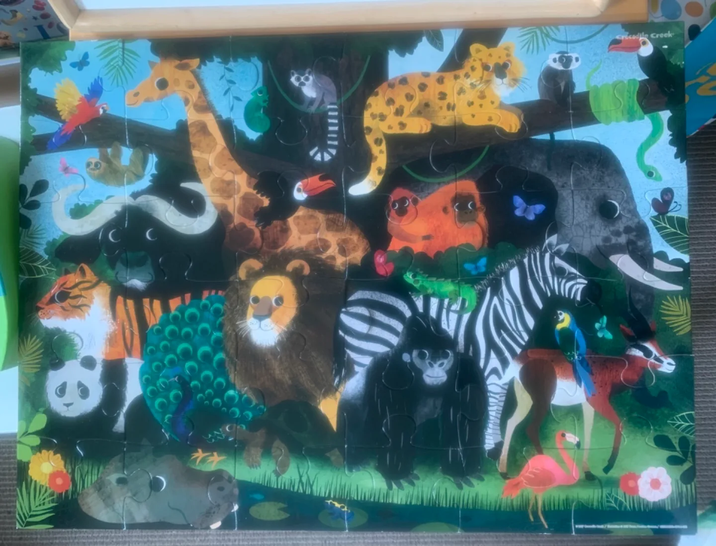 Crocodile Creek Jungle Friends Floor Puzzle - 36 Pieces thumbnail