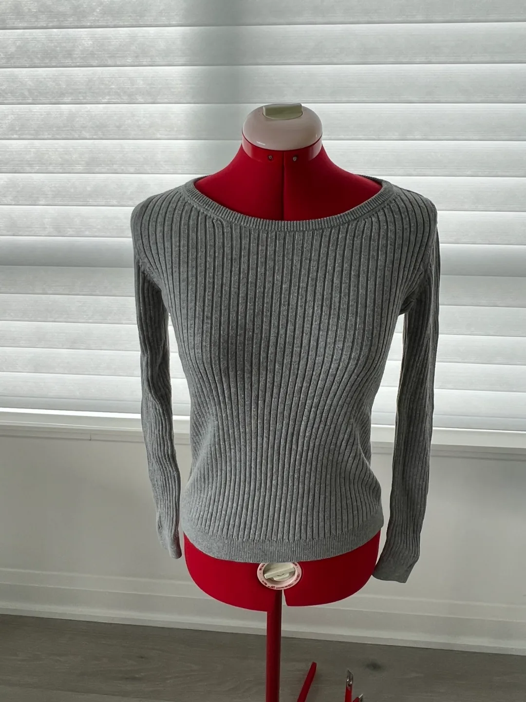 Uniqlo Ribbed Long Sleeve Top - Size S thumbnail