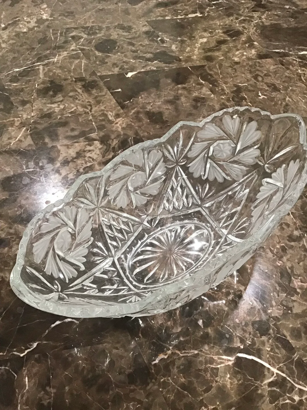 Crystal Serving Bowl thumbnail