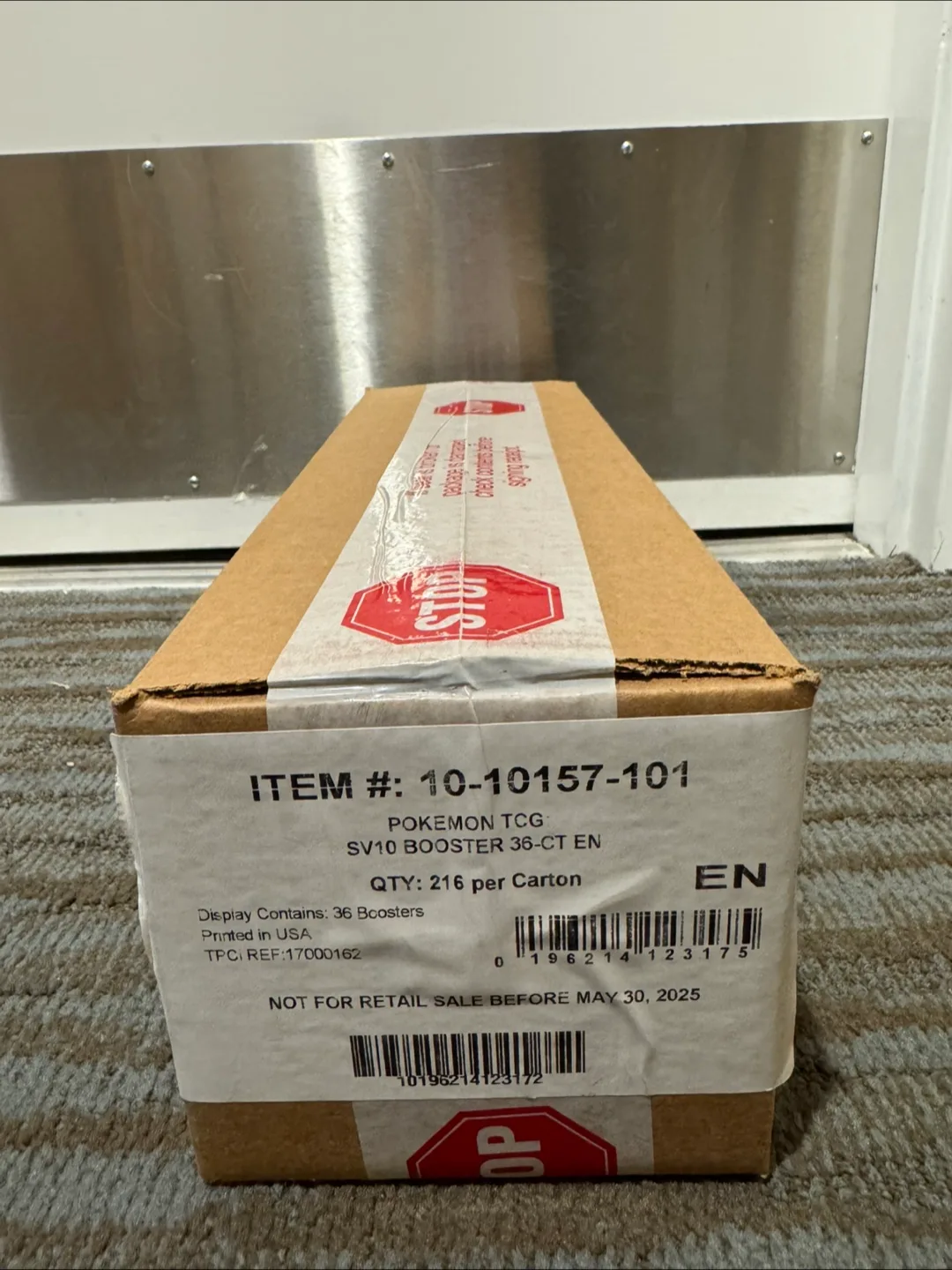 Destined rivals sealed case of 6 booster boxes- SEALED thumbnail