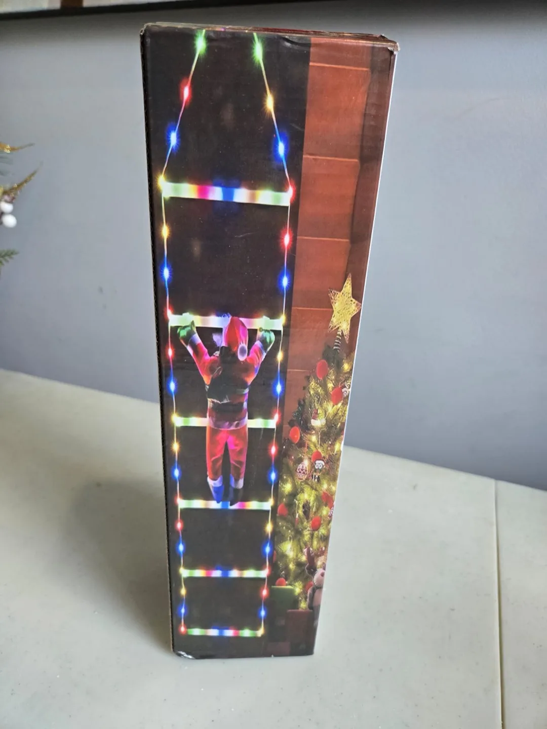 Climbing Santa Christmas Decoration with Lights thumbnail