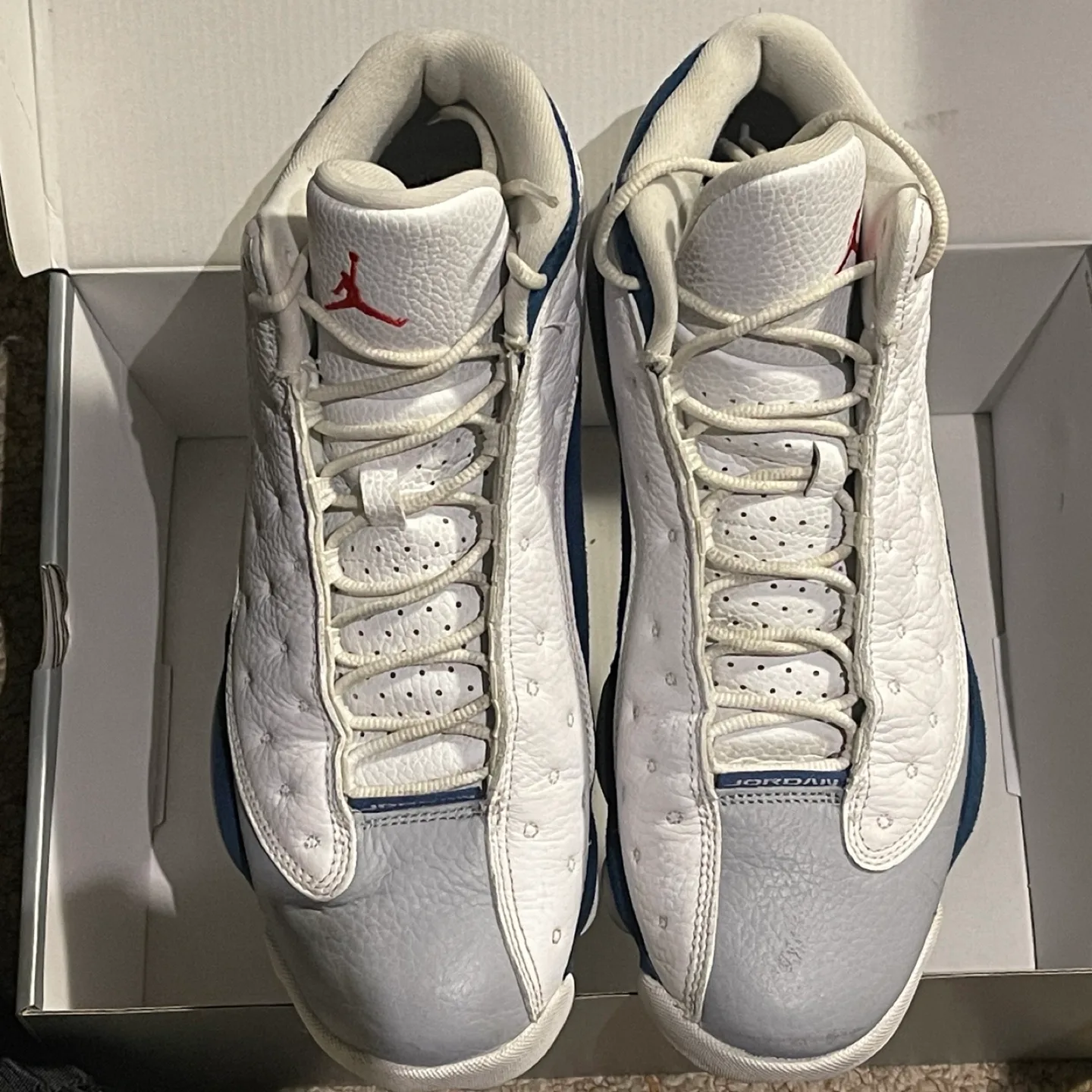 Air Jordan 13 Retro White/Blue US 11 image indicator(5)