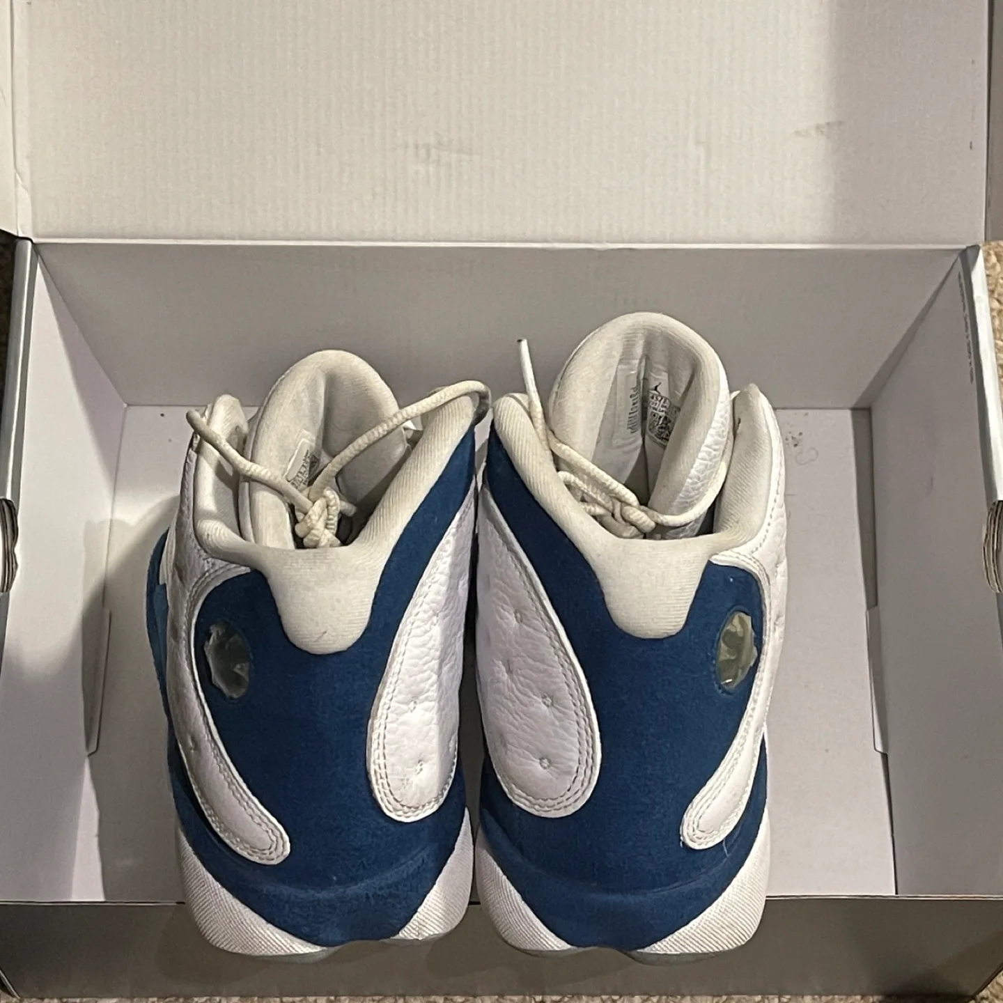 Air Jordan 13 Retro White/Blue US 11 image indicator(6)