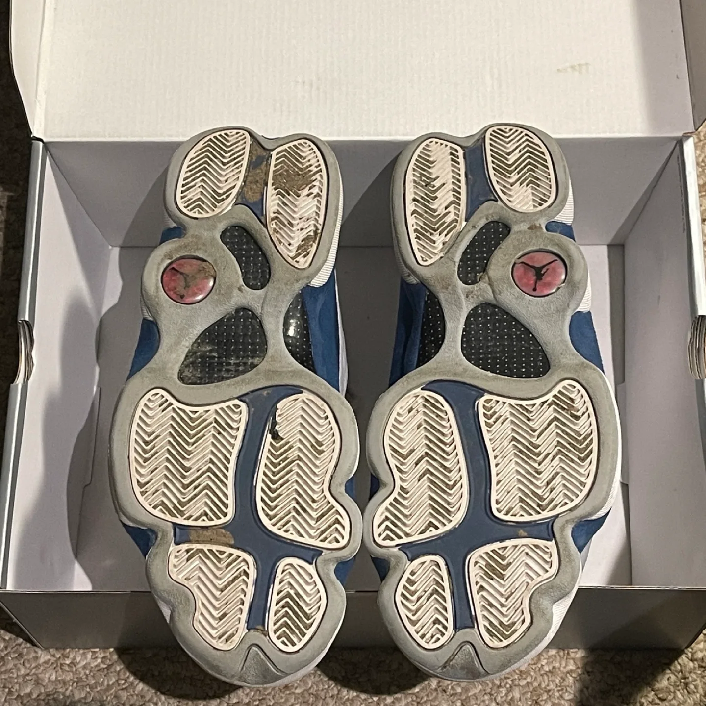 Air Jordan 13 Retro White/Blue US 11 image indicator(7)