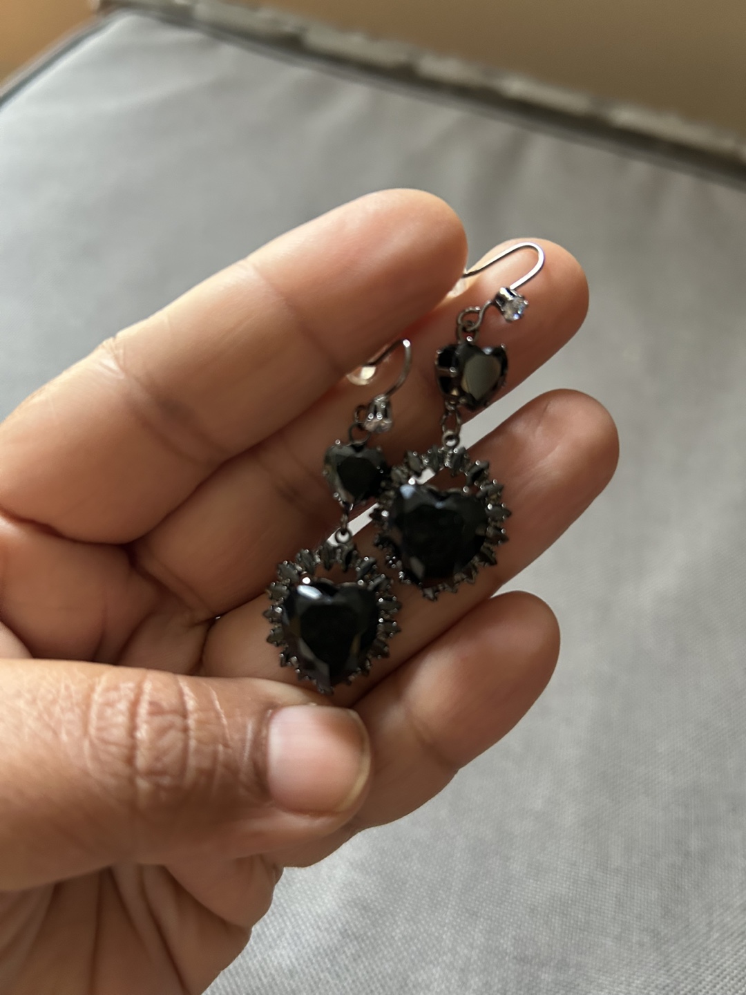 Black Necklace and Earring Set - photo 2