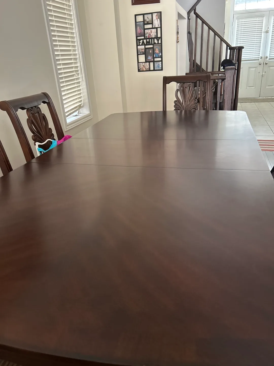 🧡 Wooden Dining Table with Chairs MOVING SALE thumbnail