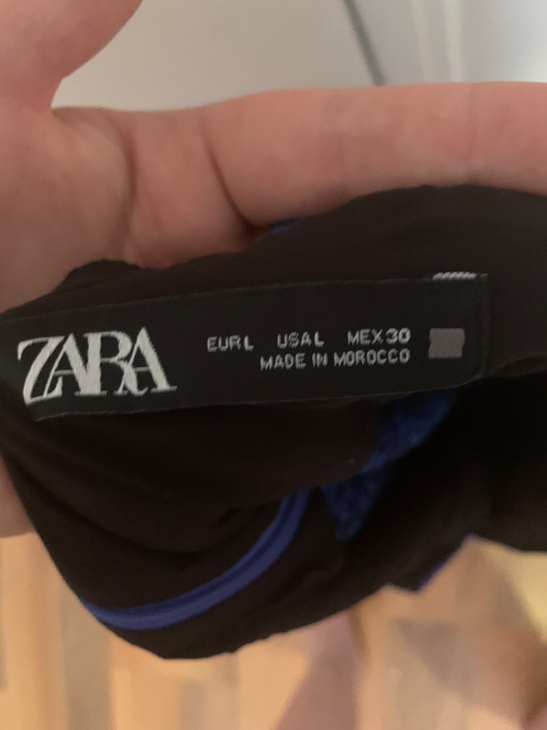 Zara Blue Dress- Size L - photo 3