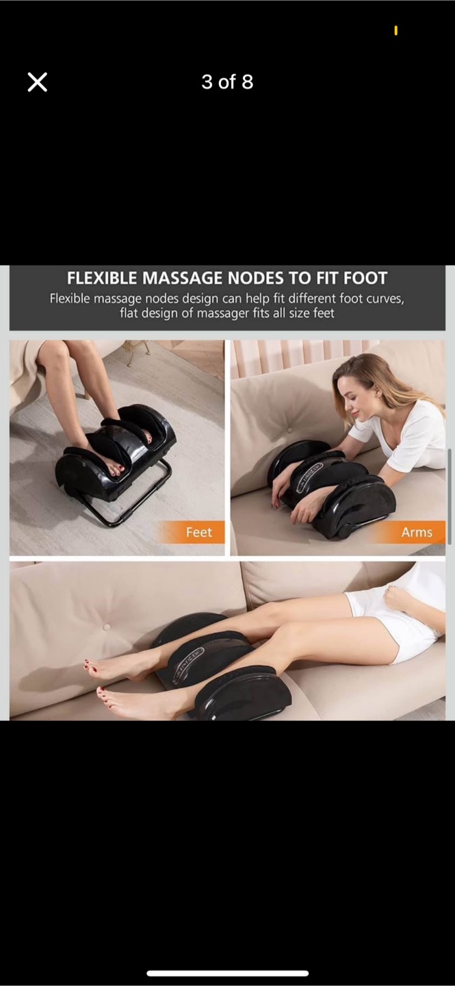 $199 NEW Foot and calf Massager with heat, Shiatsu option - photo 4