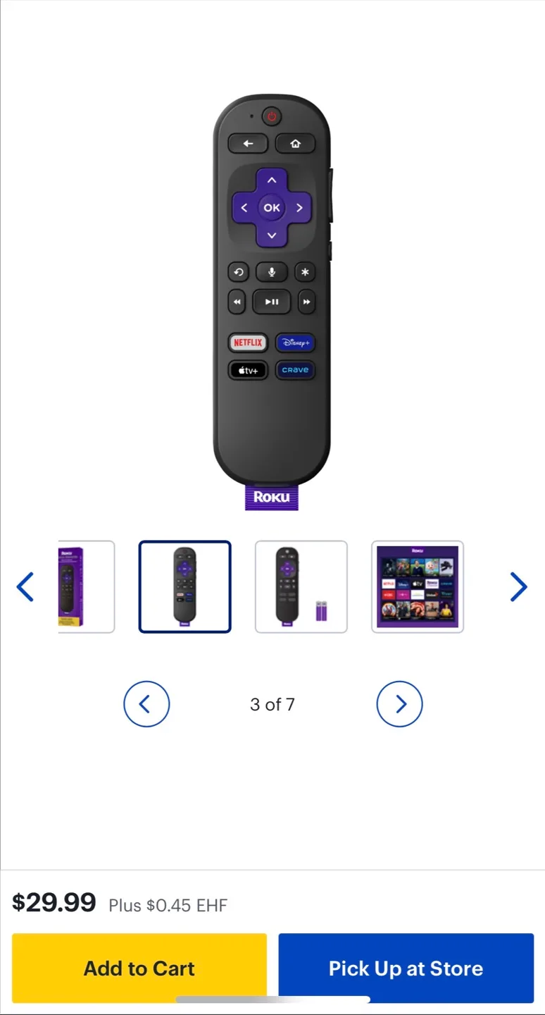 Roku Remote - Black image indicator(2)