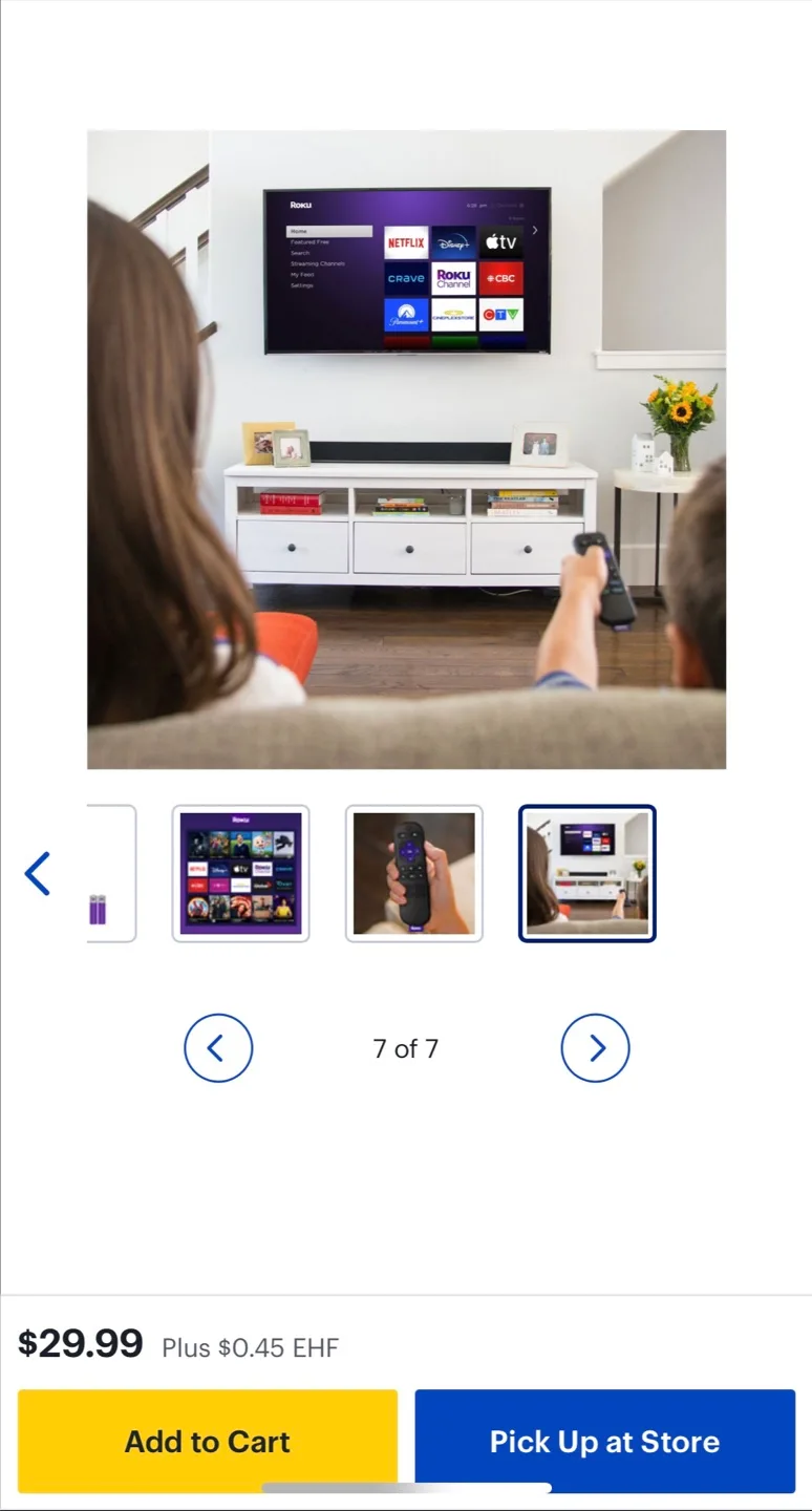 Roku Remote - Black image indicator(5)