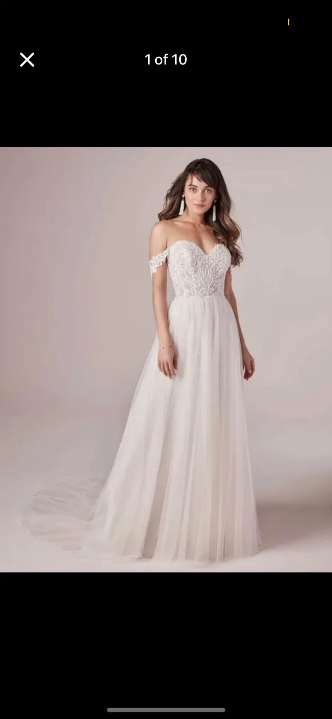 NEW with tags Maggie Sottero Nia bridal boho dress thumbnail