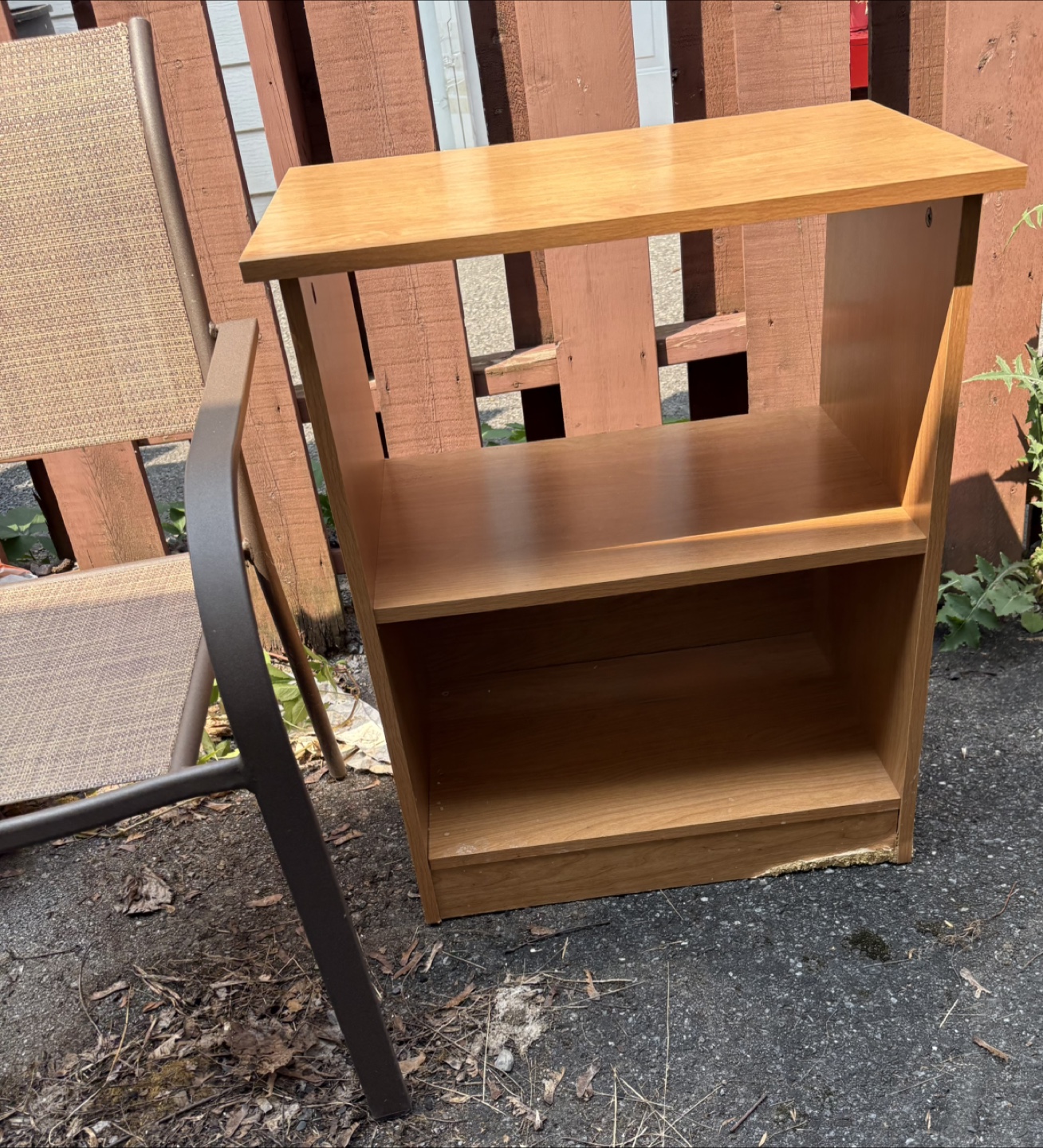 🧡 Wooden Shelf Unit - Good Condition
