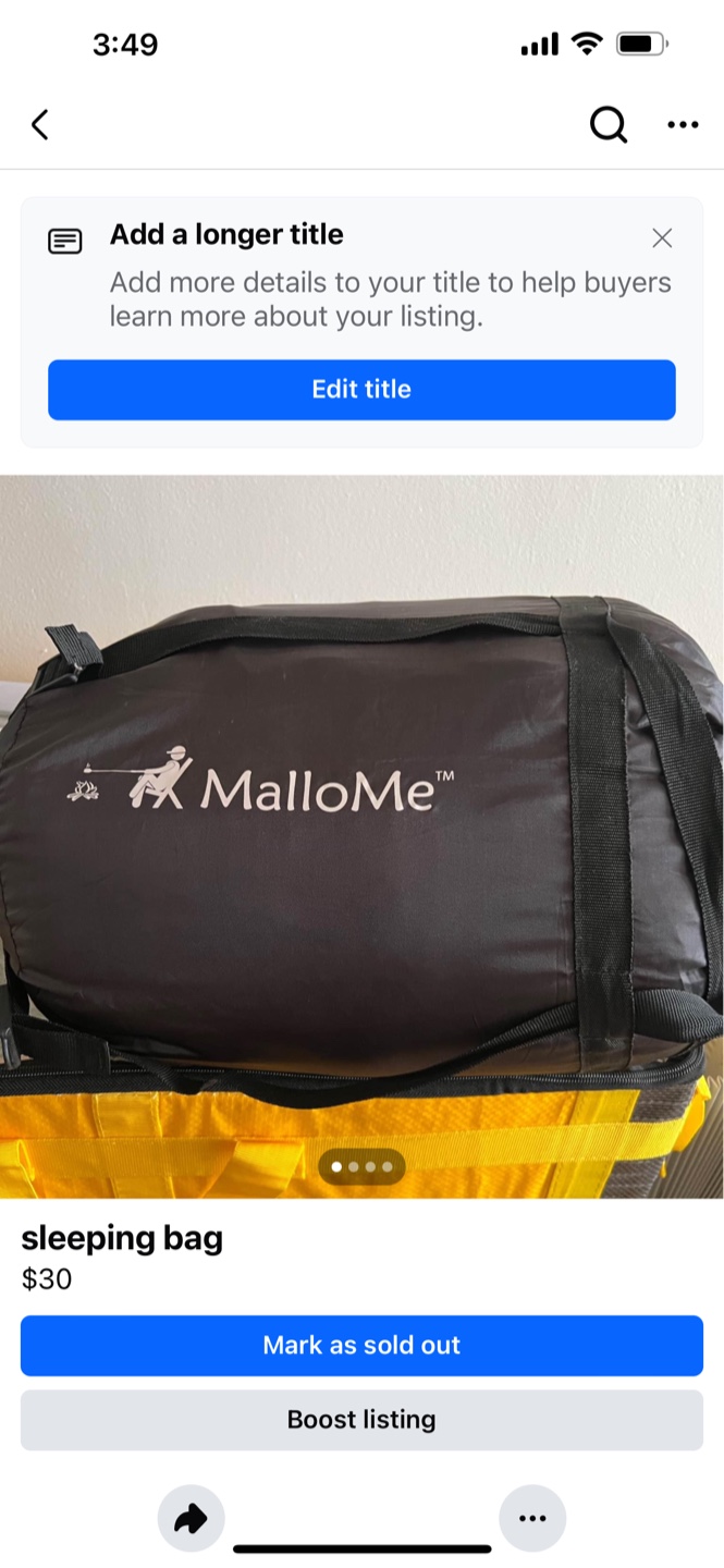 MalloMe Sleeping Bag