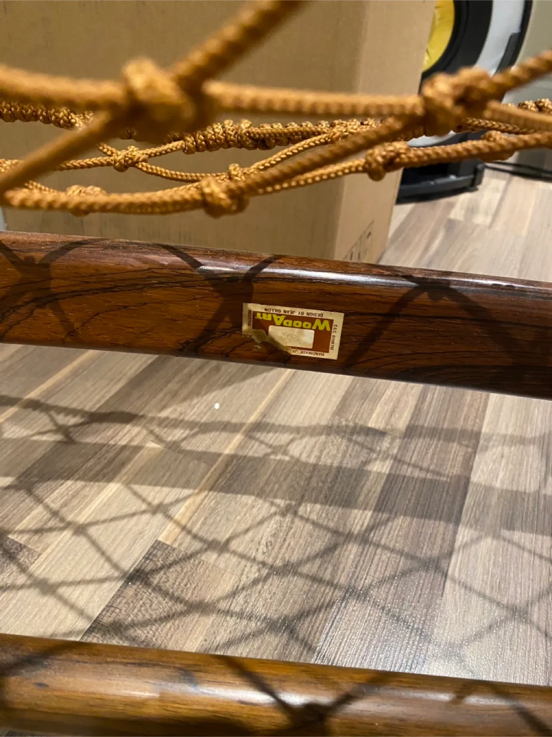 Rosewood Ottoman Woodart by Jean Gillon Stool image indicator(4)