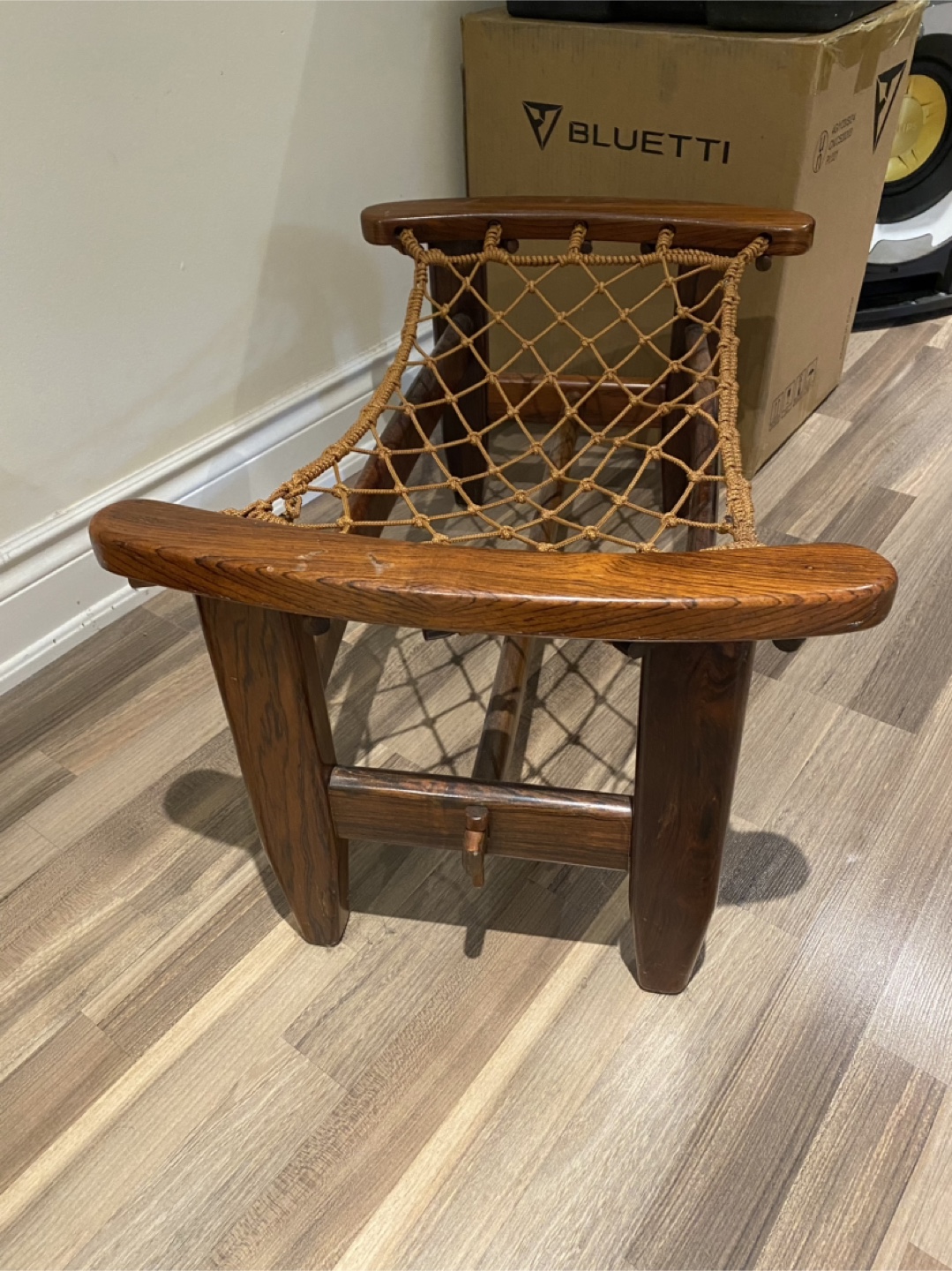 Rosewood Ottoman Woodart by Jean Gillon Stool - photo 2
