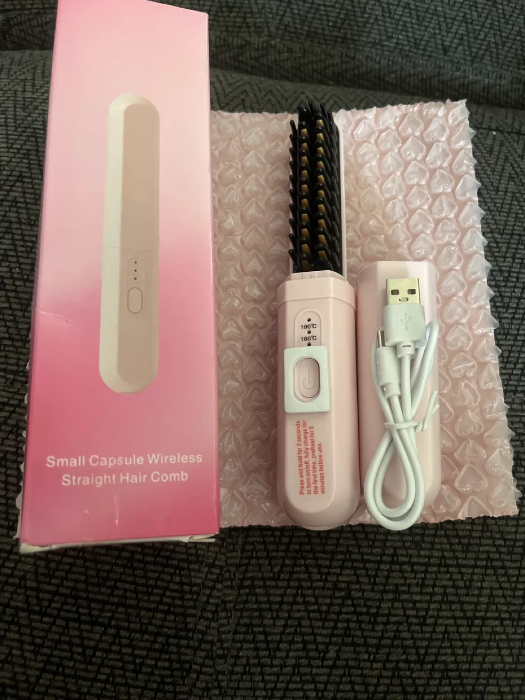 Small Capsule Wireless Straight Hair Comb thumbnail