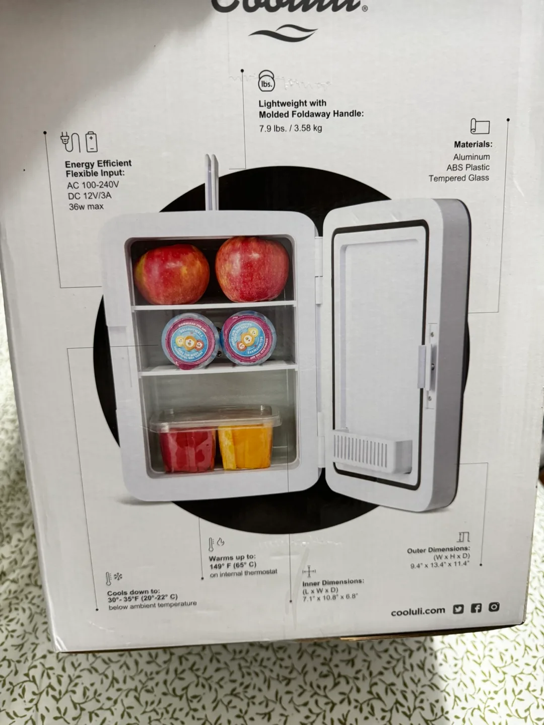 Portable Mini Fridge Cooler image indicator(2)