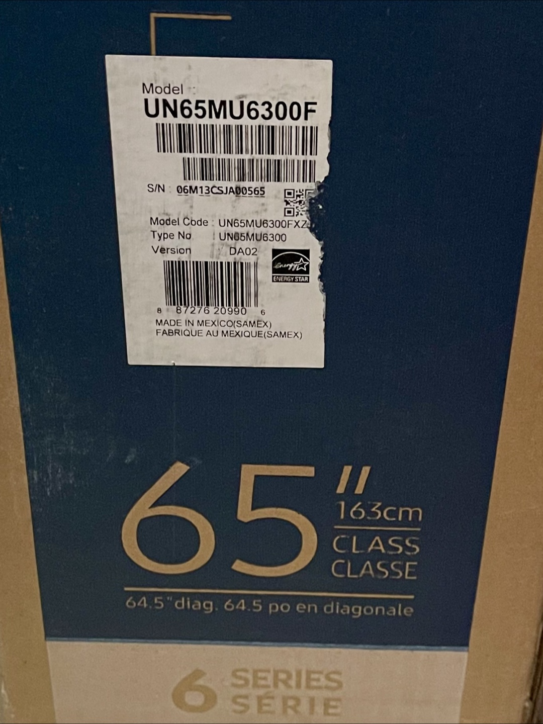 Samsung 65" Class 6 Series 4K UHD Smart TV 🧡 - photo 3