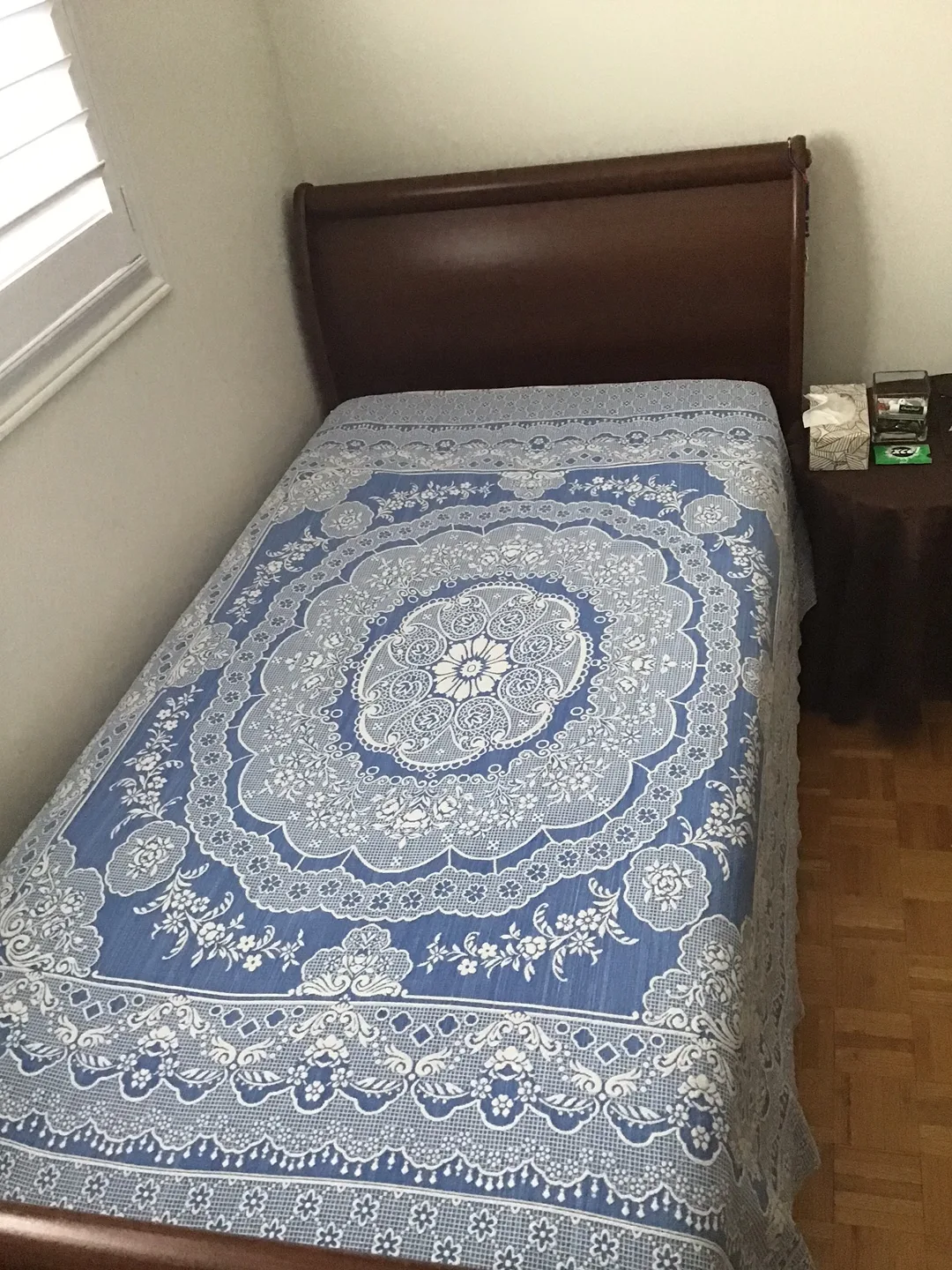 Bed frame with mattress thumbnail