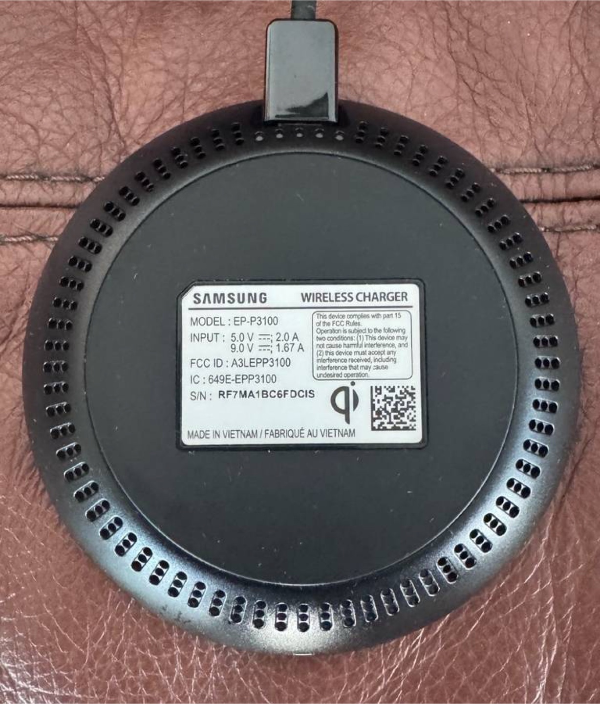 Samsung Qi Fast Charge Wireless Charger - photo 2