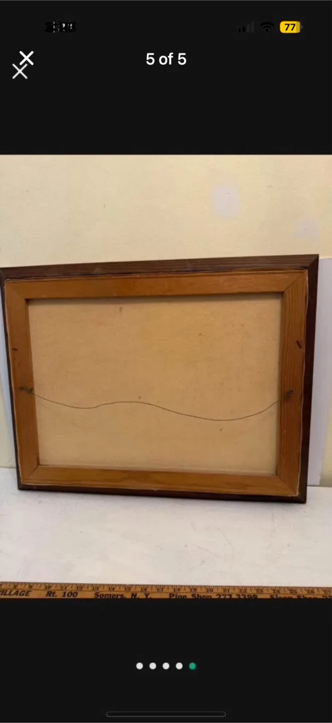 Vintage canvas print image indicator(5)